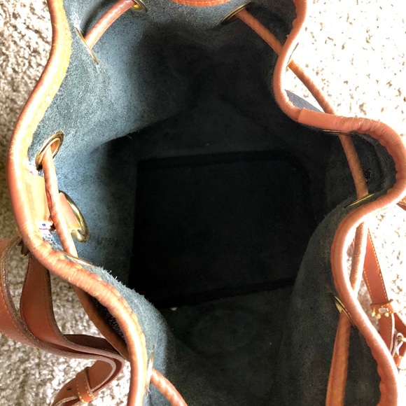 Vintage Dooney & Bourke Drawstring Bucket Bag - Picture 7 of 8
